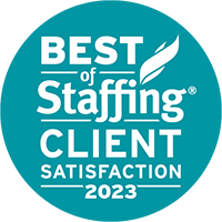 Best of Staffing Client Satisfaction Logo 2023